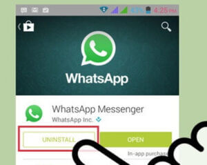 Uninstall Whatsapp From Your Device